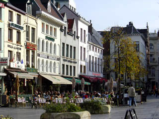 Terrasjes op de Groenplaats