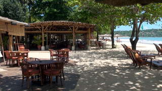 Restaurant aan het strand