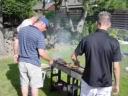 Bij de BBQ