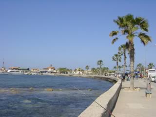 De haven van Paphos