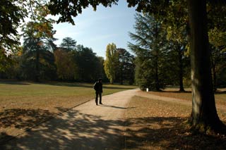 Tuin bij kasteel Chaumont